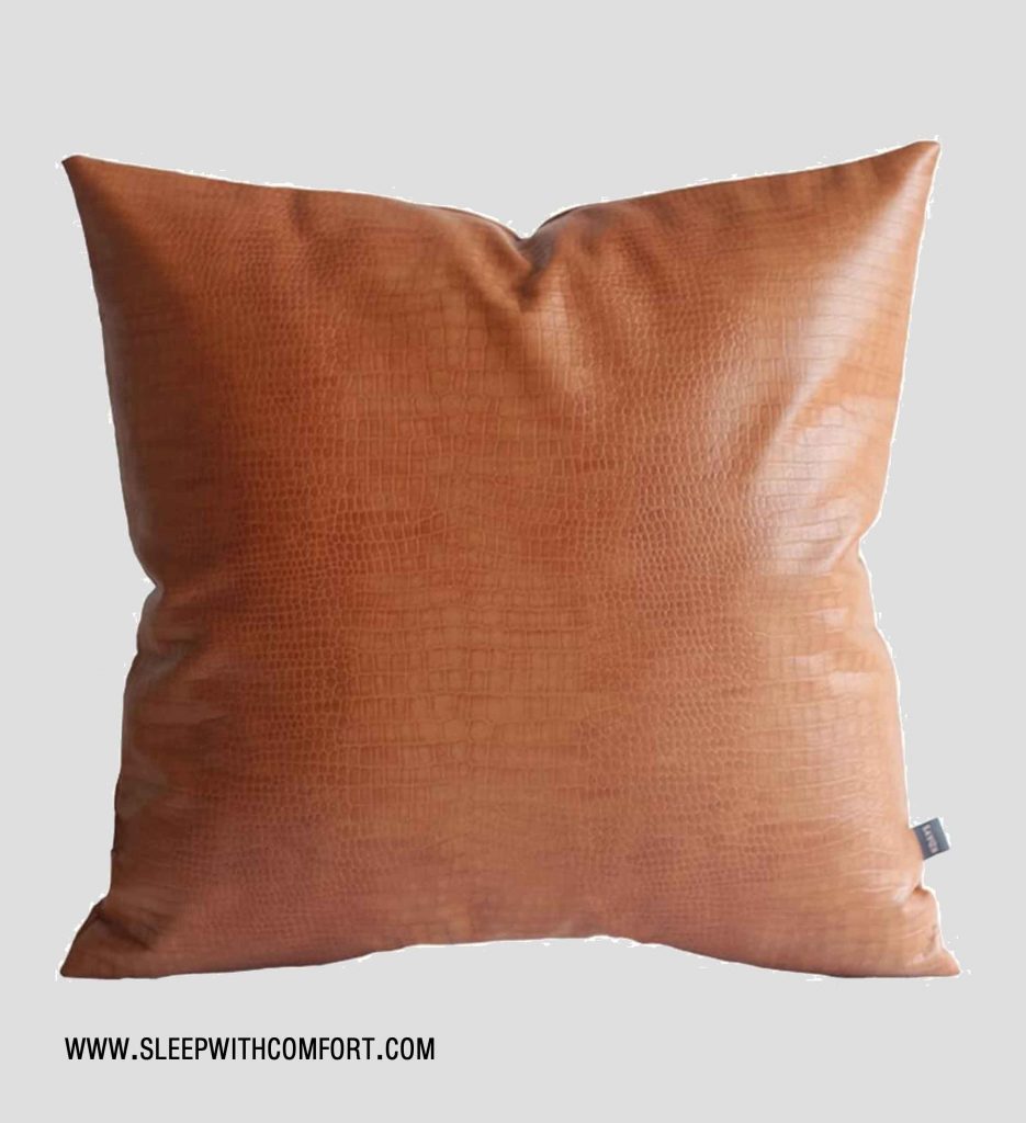 Best pillows for leather couch